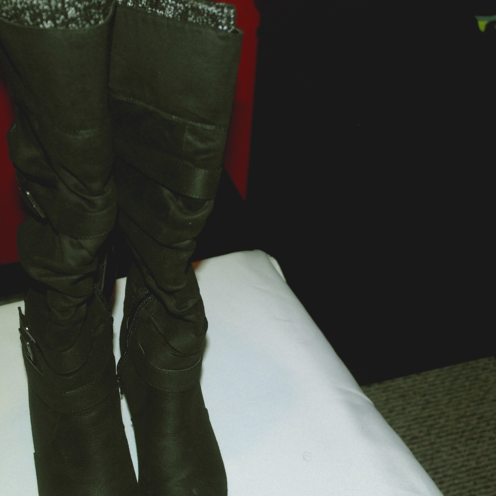 Tall Wedge boots for women